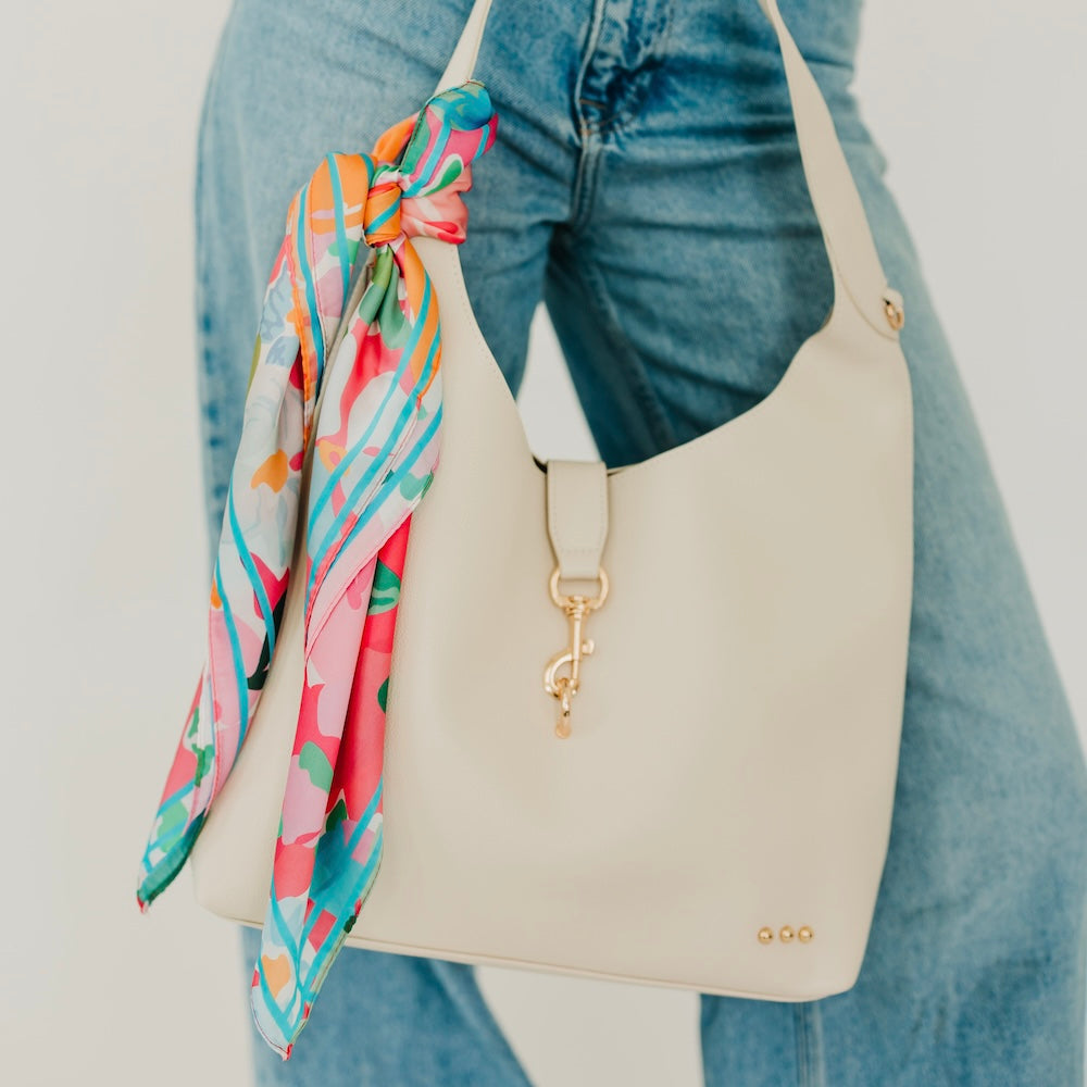 Haddie Hobo Vegan Leather Tote - Image 7