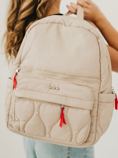 Go-To Organized Puffer Nylon Backpack