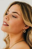 Ivy Interlock Hoop Earring - WATERPROOF