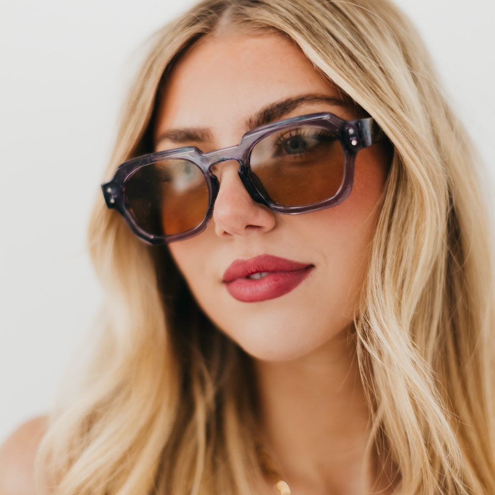 Blocky Square Retro Sunglasses - Image 7