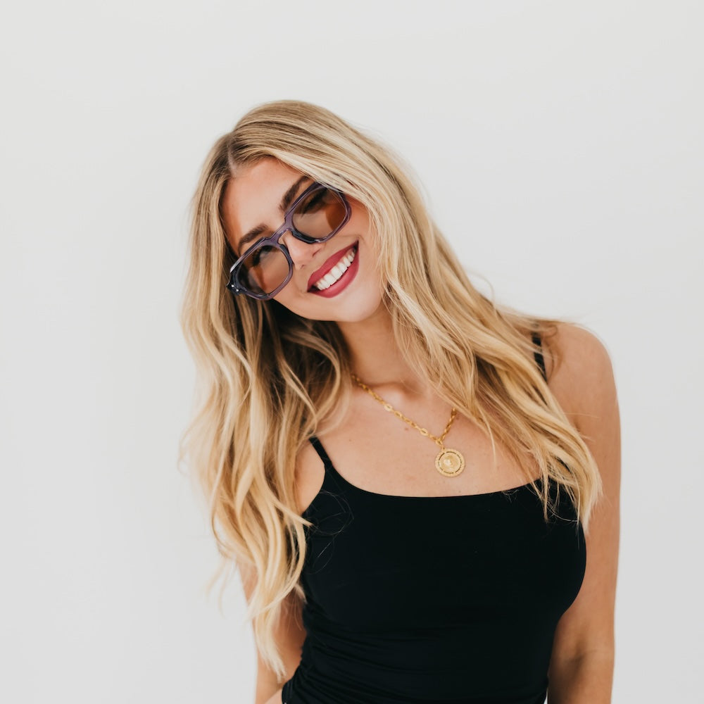 Blocky Square Retro Sunglasses - Image 8
